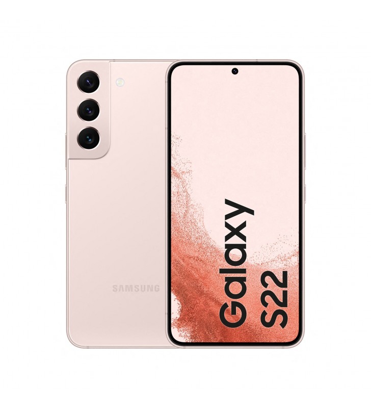 Samsung Galaxy S22 5G Display 6.1'' Dynamic AMOLED 2X, 4 fotocamere, RAM 8 GB, 128 GB, 3.700mAh, Pink Gold