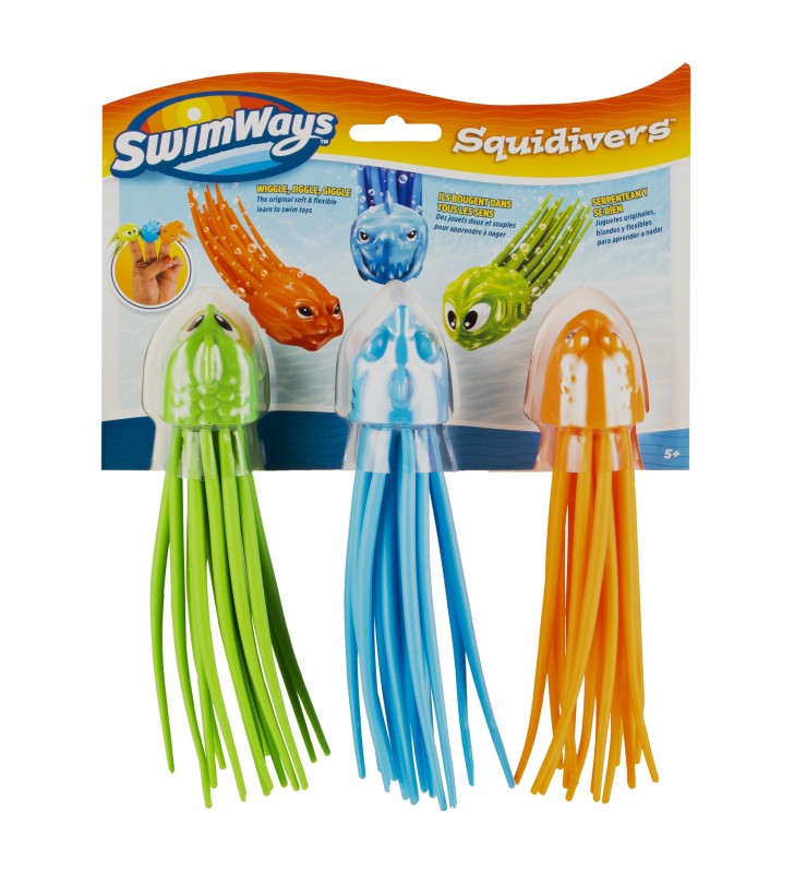 SwimWays Calamari Subacquei SquiDivers Confezione da 3, 6046822