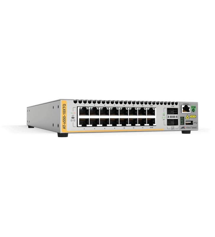 Allied Telesis AT-x550-18XTQ-50 Gestito L3 10G Ethernet (100/1000/10000) Grigio