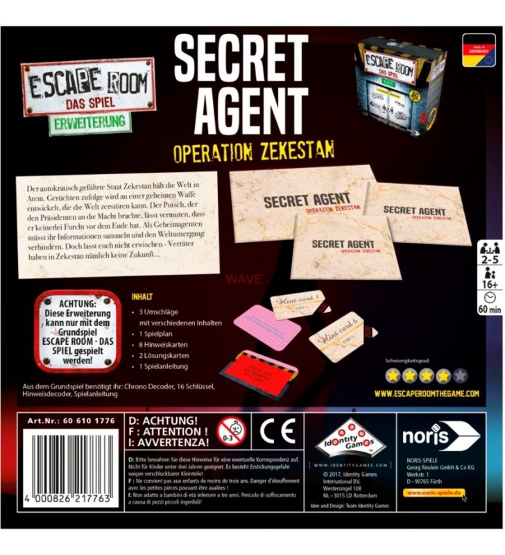 Escape Room: Secret Agent, Partyspiel