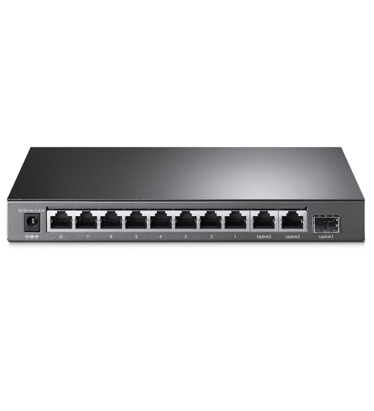 TP-Link TL-SL1311MP switch di rete Non gestito Fast Ethernet (10/100) Supporto Power over Ethernet (PoE) Nero
