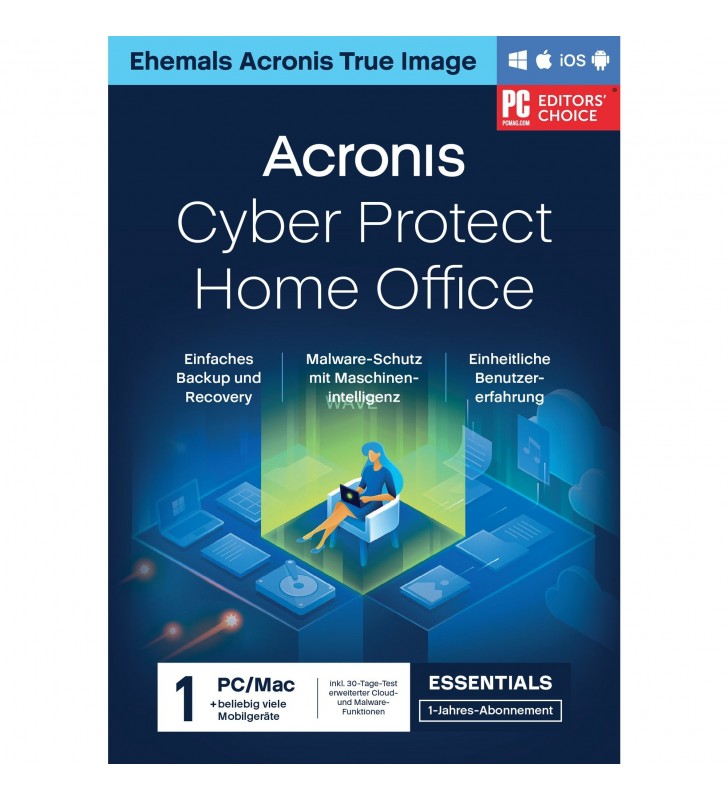 Cyber Protect Home Office Essentials, Sicherheit-Software