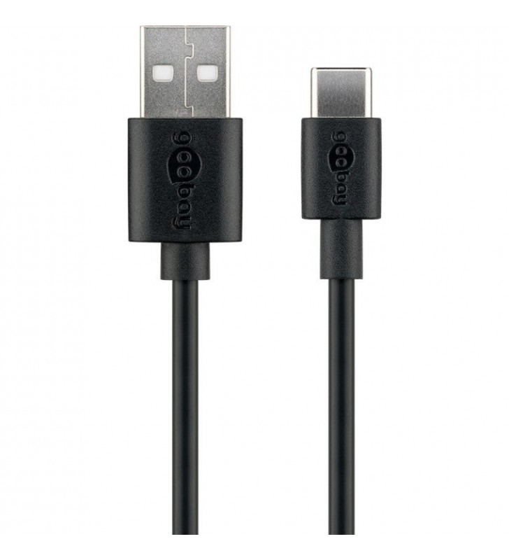USB-A  USB-C Lade- und Synchronisationskabel