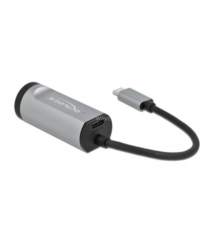 Adapter USB-C  Gigabit LAN mit Power Delivery Anschluss