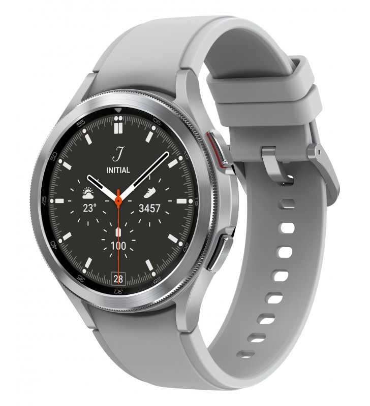 Samsung Galaxy Watch4 Classic 3,56 cm (1.4") 46 mm SAMOLED 4G Argento GPS (satellitare)