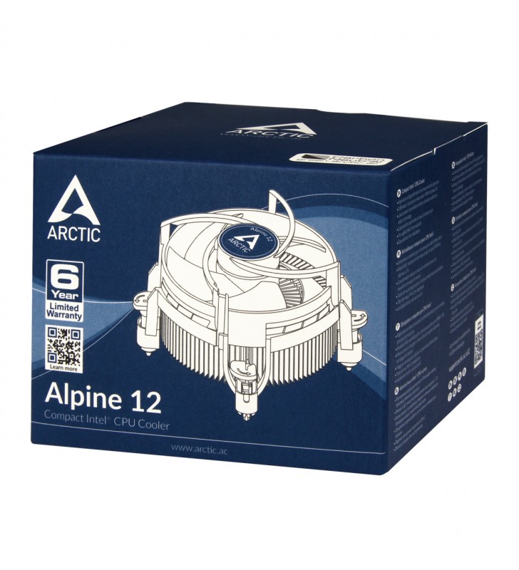 COOLER ARCTIC CPU Intel, "Alpine 12", soc 115x, Al, 95W "ACALP00027A"