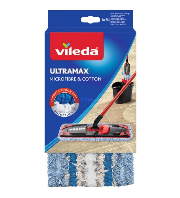 UltraMax Ersatz-Wischbezug Microfibre & Cotton, extra feucht