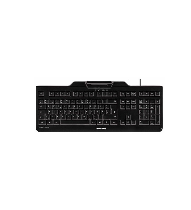 CHERRY KC 1000 SC tastiera USB AZERTY Belga Nero