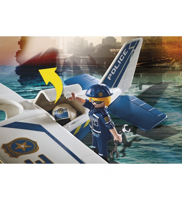 70779 Polizei-Wasserflugzeug: Schmuggler-Verfolgung, Konstruktionsspielzeug