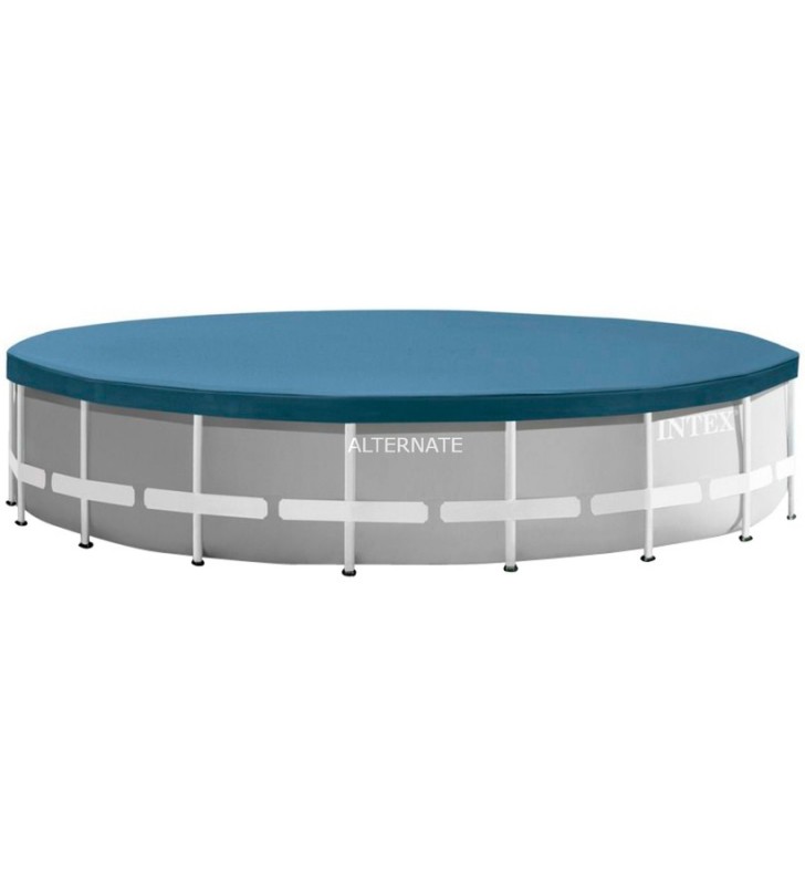 Intex  Frame Pool Set Prism Rondo 126732GN, Ø 549 x 122cm, swimming pool (grey/blue, cartridge filter system OPTIMO 636G)