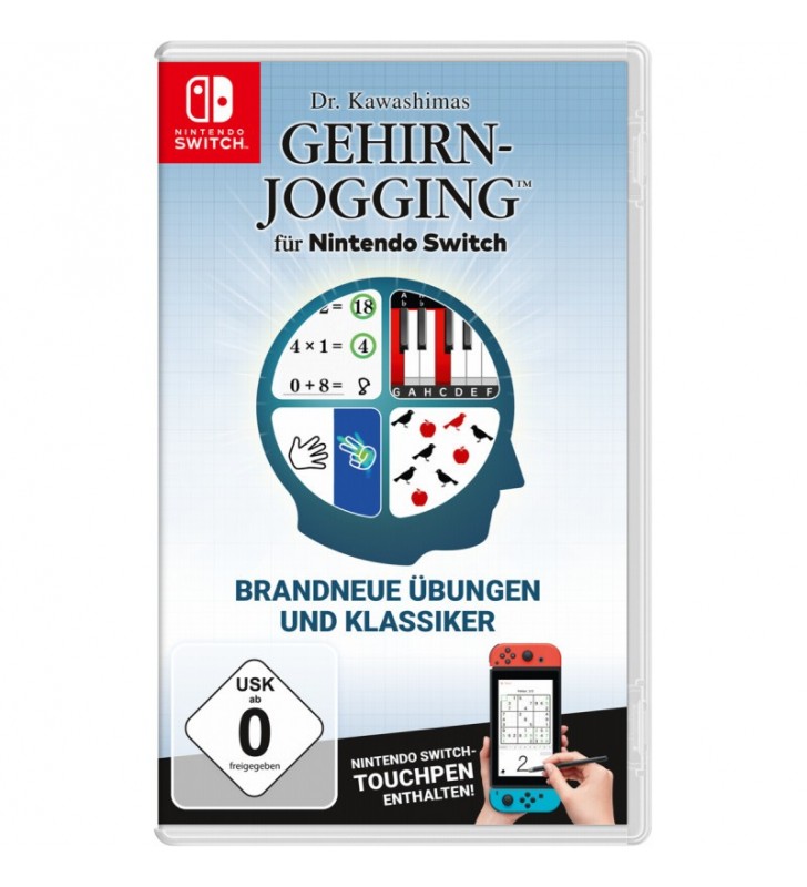 Nintendo Dr. Kawashimas Gehirn-Jogging Standard Tedesca, Inglese, ESP, Francese, ITA, Giapponese Nintendo Switch