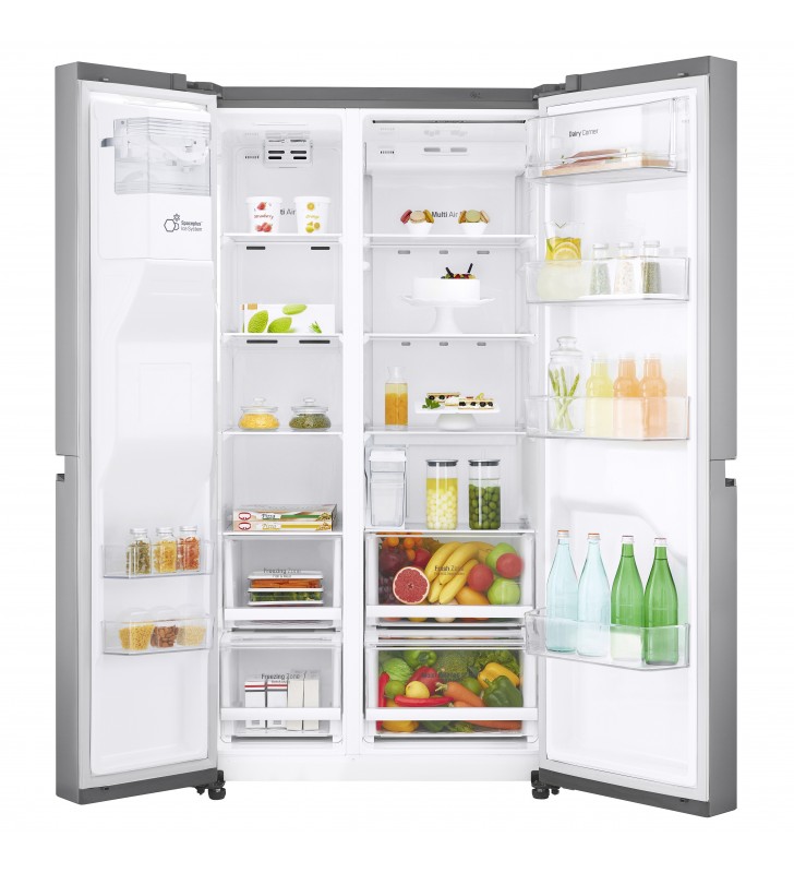 LG GSL461ICEE frigorifero side-by-side Libera installazione 601 L E Acciaio inossidabile