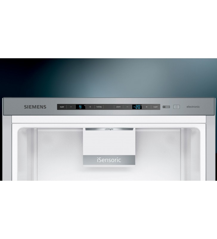 Siemens iQ500 KG39EAICA frigorifero con congelatore Libera installazione 343 L C Argento