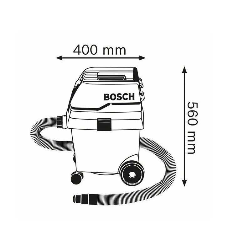 Bosch GAS 25 L SFC Professional Nero, Blu, Rosso 1200 W