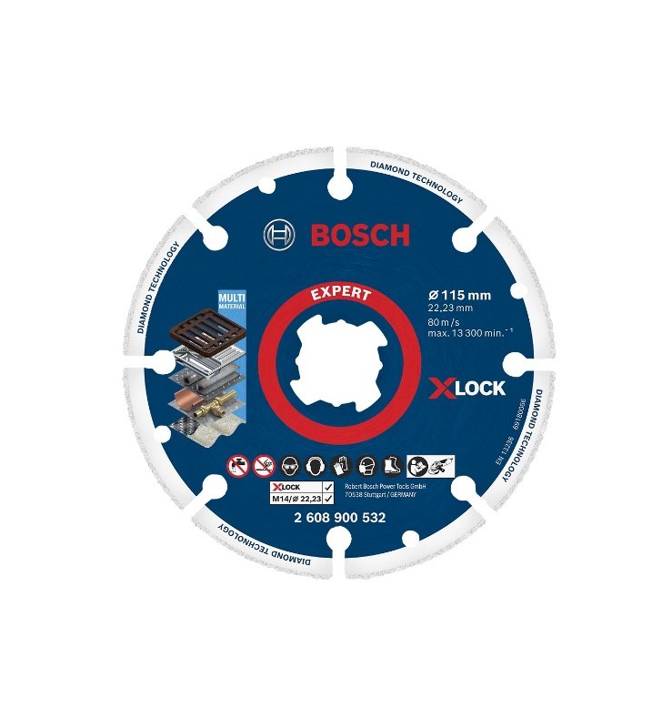 Bosch 2 608 900 532 accessorio per smerigliatrice Disco per tagliare