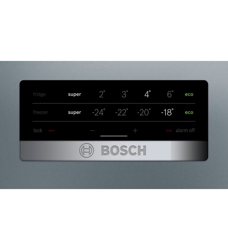Bosch KGN393IDA frigorifero con congelatore Libera installazione 368 L D Metallico