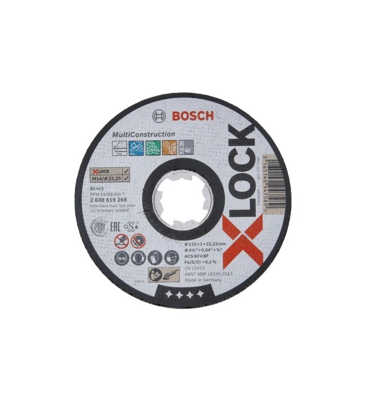 Bosch X-LOCK MULTI CONSTRUCTION Disco per tagliare