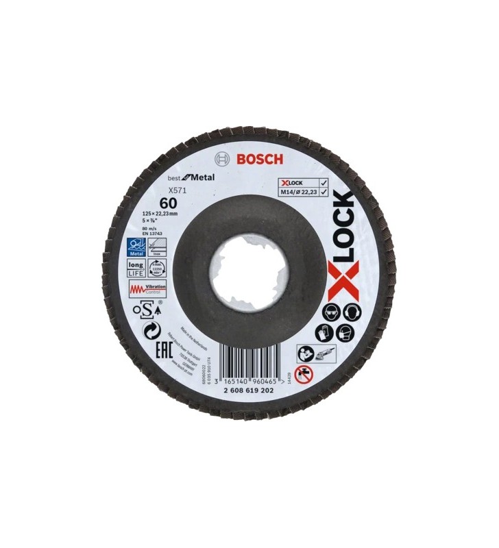 Bosch X-LOCK X571 BEST FOR METAL Disco di macinatura