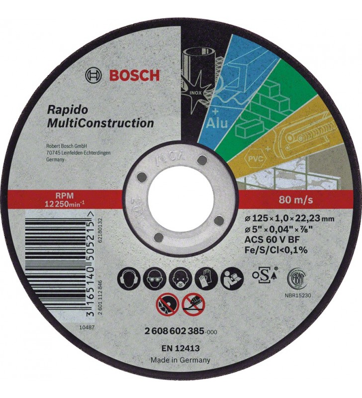 Bosch 2 608 602 384 accessorio per smerigliatrice