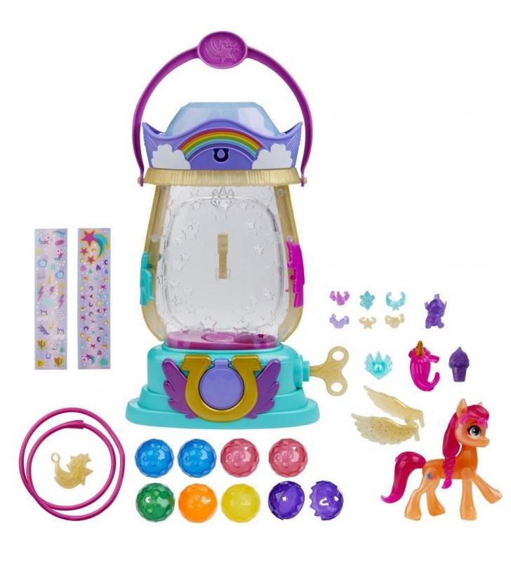My Little Pony Una Nuova Generazione - La Lanterna Magica, giocattolo che si illumina con 25 pezzi