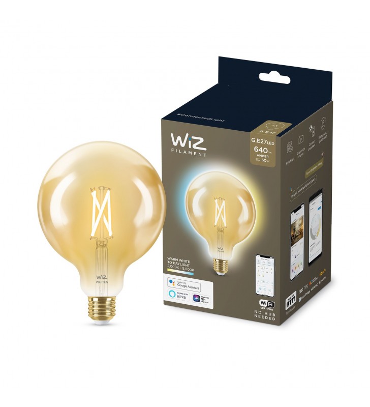 WiZ Filamento ambra G125 E27