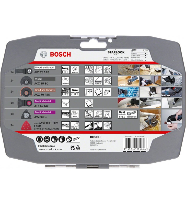 Bosch 2 608 664 624 accessorio per apparato multifunzione Set di lame