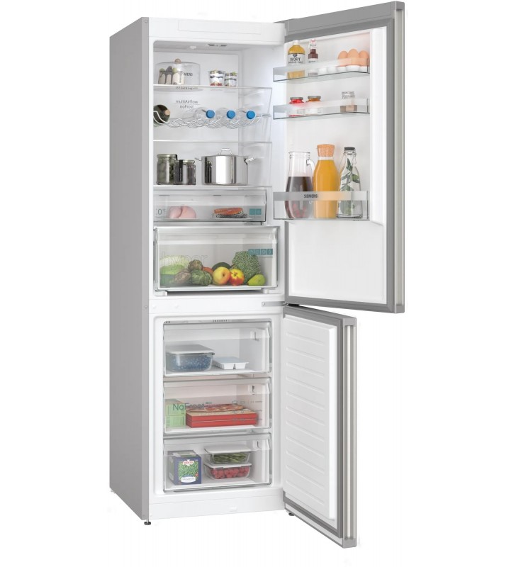 Siemens iQ300 KG36NXIDF frigorifero con congelatore Libera installazione 321 L D Acciaio inossidabile