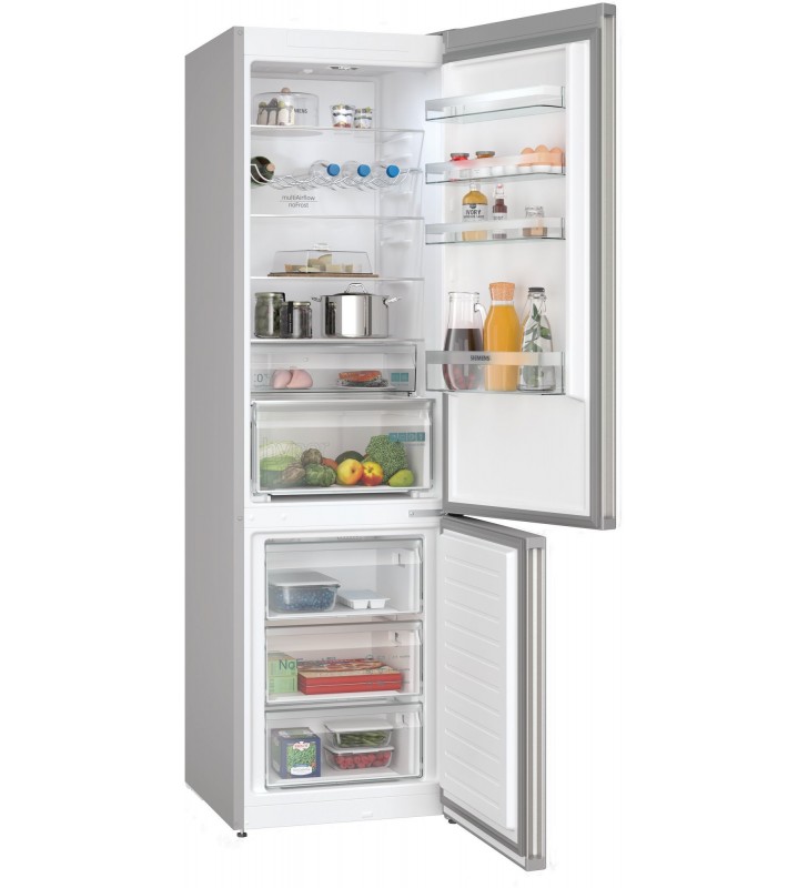 Siemens iQ300 KG39NXICF frigorifero con congelatore Libera installazione 363 L C Acciaio inossidabile