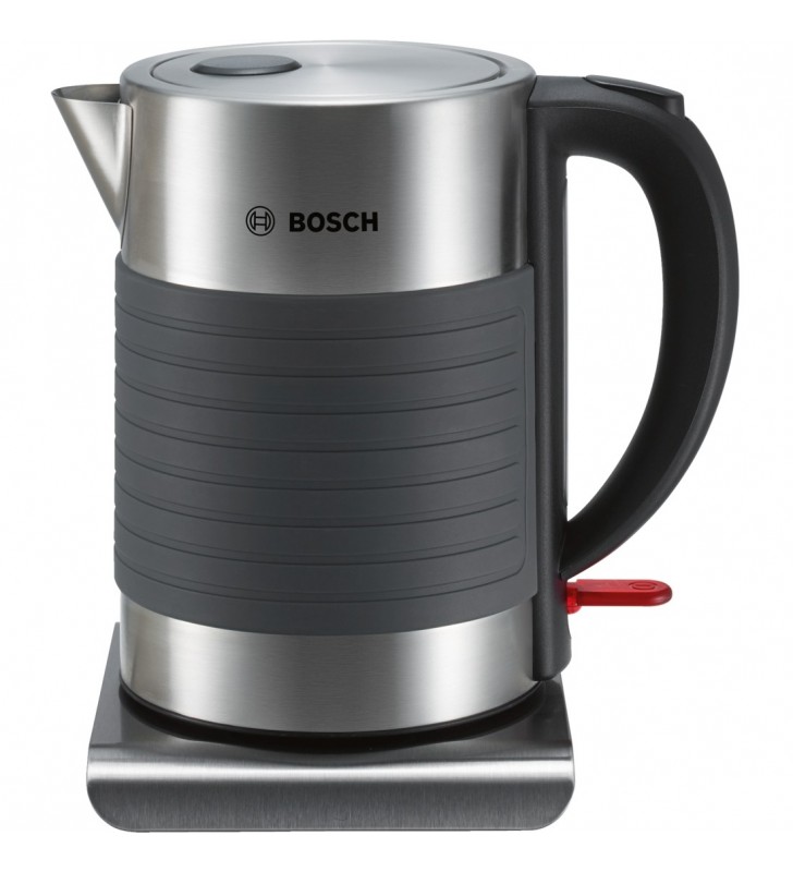 Bosch TWK7S05 bollitore elettrico 1,7 L 2200 W Nero, Grigio