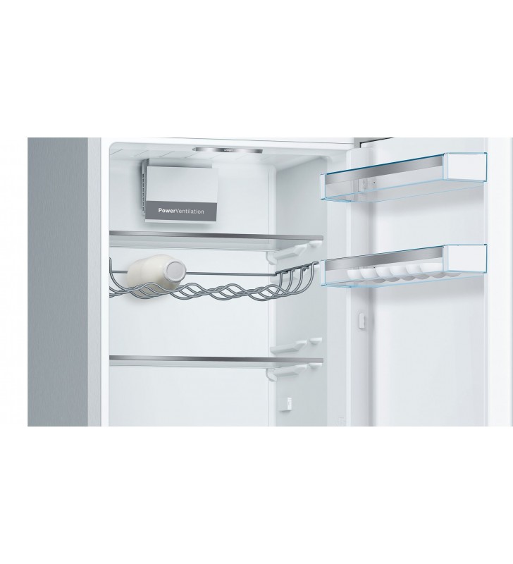 Bosch Serie 6 KGE36AICA frigorifero con congelatore Libera installazione 308 L C Acciaio inossidabile
