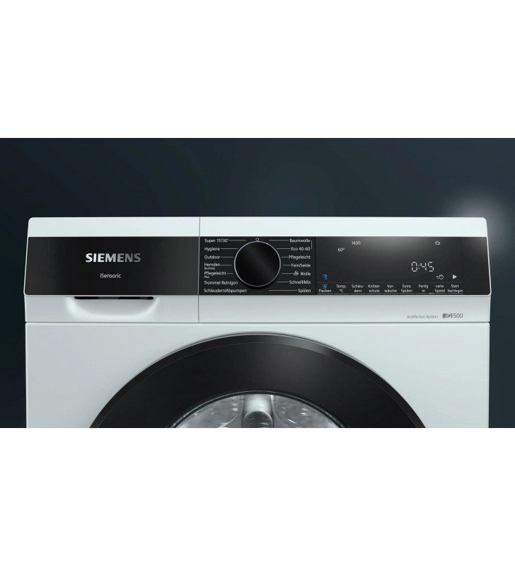 Siemens iQ500 WG44G2020 lavatrice Caricamento frontale 9 kg 1400 Giri/min A Bianco