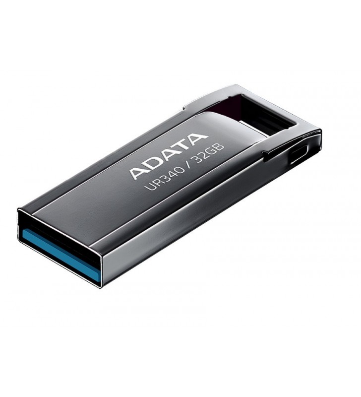 USB UR340 32GB BLACK METALIC, "AROY-UR340-32GBK"