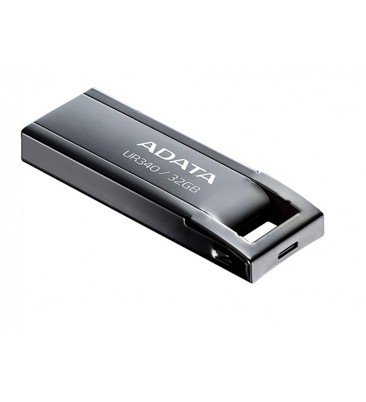 USB UR340 32GB BLACK METALIC, "AROY-UR340-32GBK"