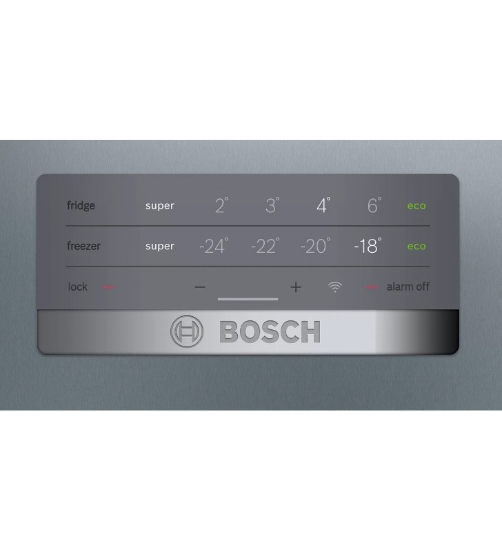 Bosch KGN397LEQ frigorifero con congelatore Libera installazione 368 L E Acciaio inossidabile