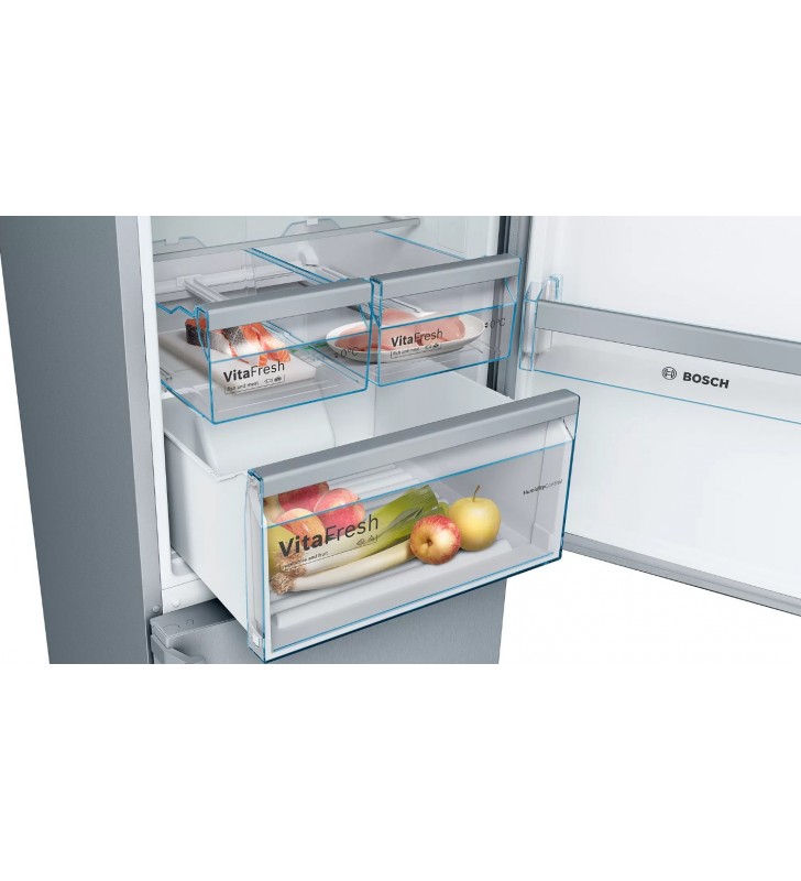 Bosch KGN397LEQ frigorifero con congelatore Libera installazione 368 L E Acciaio inossidabile