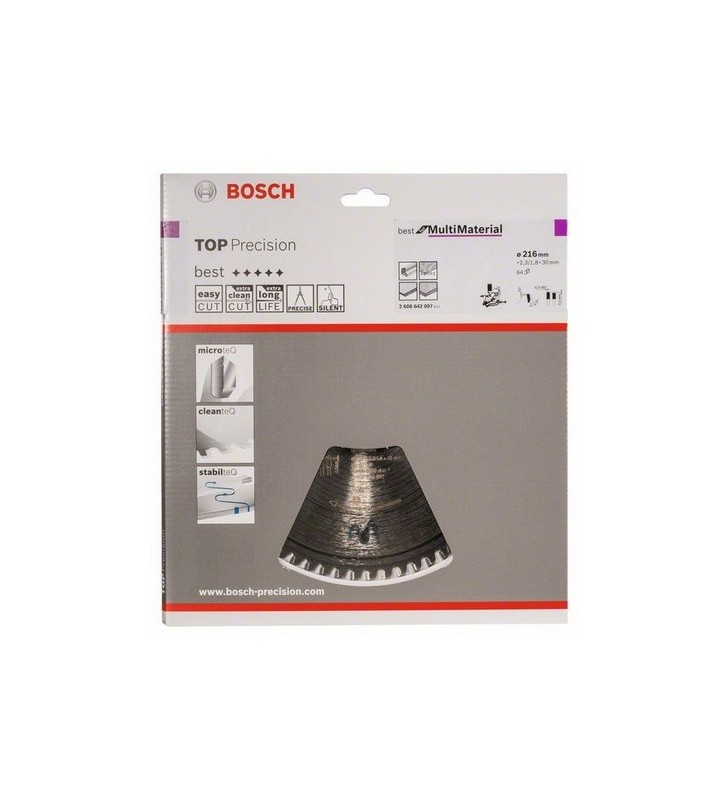 Bosch 2 608 642 097 lama circolare 21,6 cm 1 pz