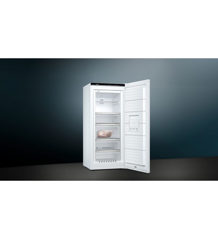 Siemens iQ500 GS51NUWDP congelatore Verticale Libera installazione 290 L D Bianco