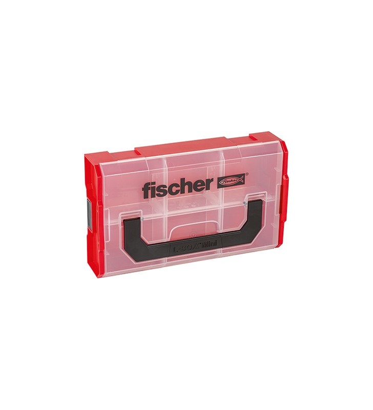Fisher-Price FIXtainer Armadietto portaoggetti Rettangolare Nero, Rosso, Trasparente