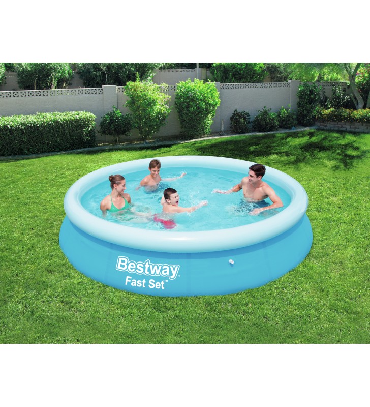 Bestway Fast Set 57273 piscina fuori terra Piscina gonfiabile Piscina rotonda 5377 L Blu