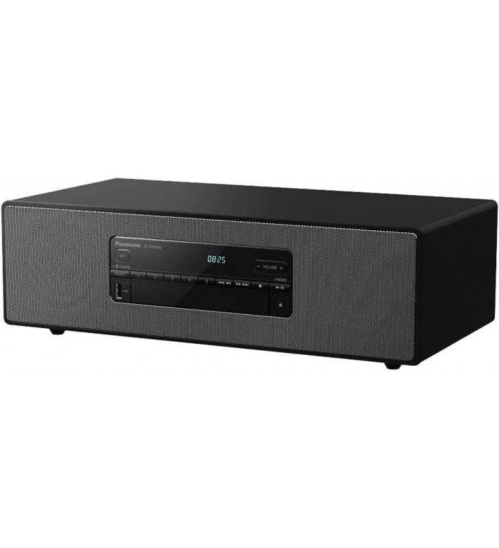 Panasonic SC-DM504EG-K Micro Hi-Fi System In Black, 40 Watt RMS, Digital Radio DAB+, CD, FM Radio, Bluetooth, USB, AUX