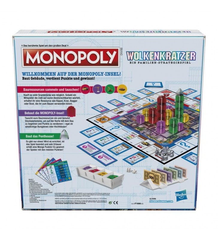 Monopoly F1696100 gioco da tavolo Simulazione economica