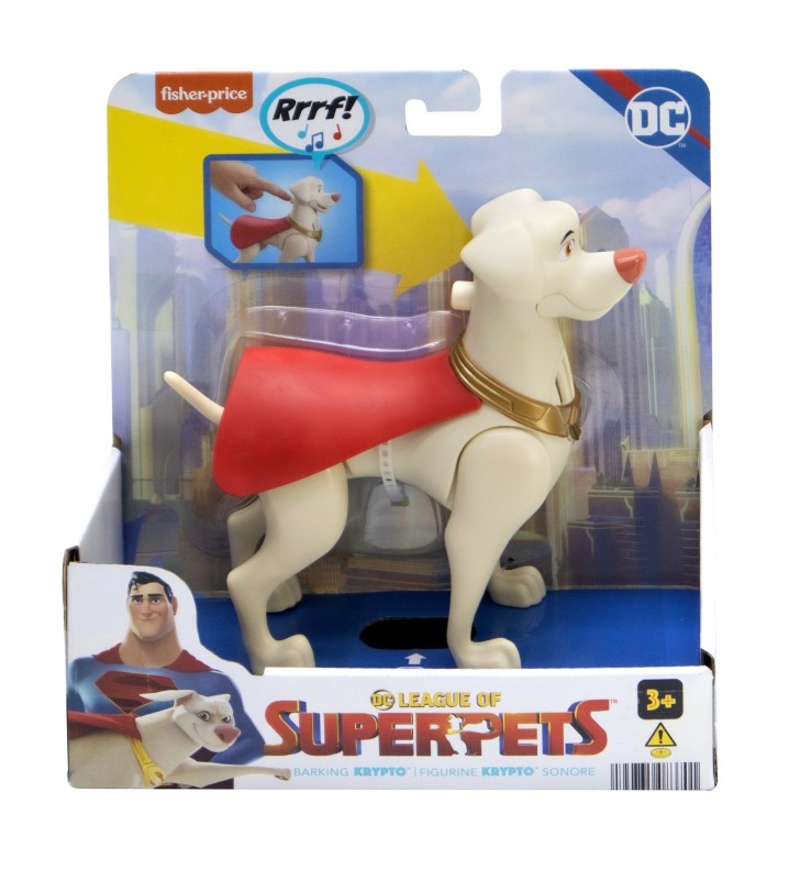 Fisher-Price DC League of Super-Pets HJF30 action figure giocattolo