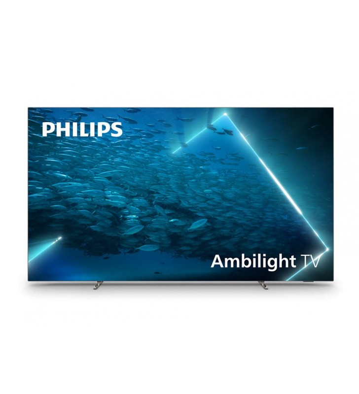Philips 65OLED707/12 TV 165,1 cm (65") 4K Ultra HD Smart TV Wi-Fi Metallico