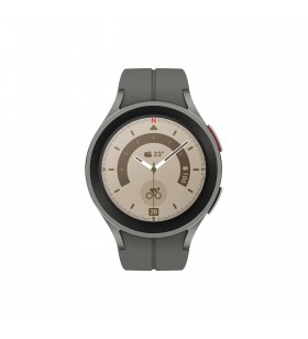 Samsung SM-R925FZTAEUB smartwatch e orologio sportivo 3,56 cm (1.4") Super AMOLED 45 mm 4G Titanio GPS (satellitare)