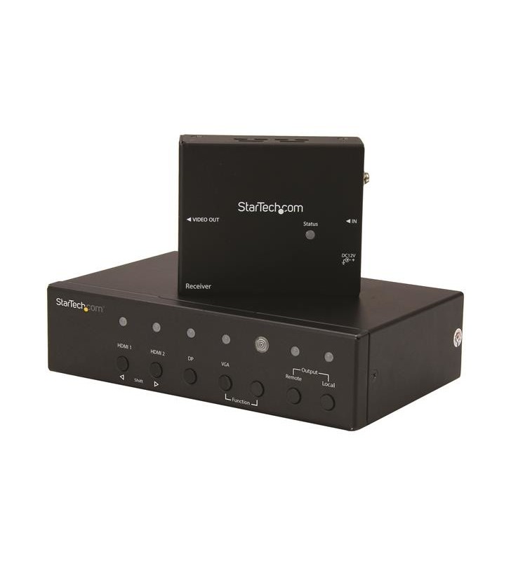 StarTech.com STDHVHDBT repetoare audio/video Emițător & receiver AV Negru