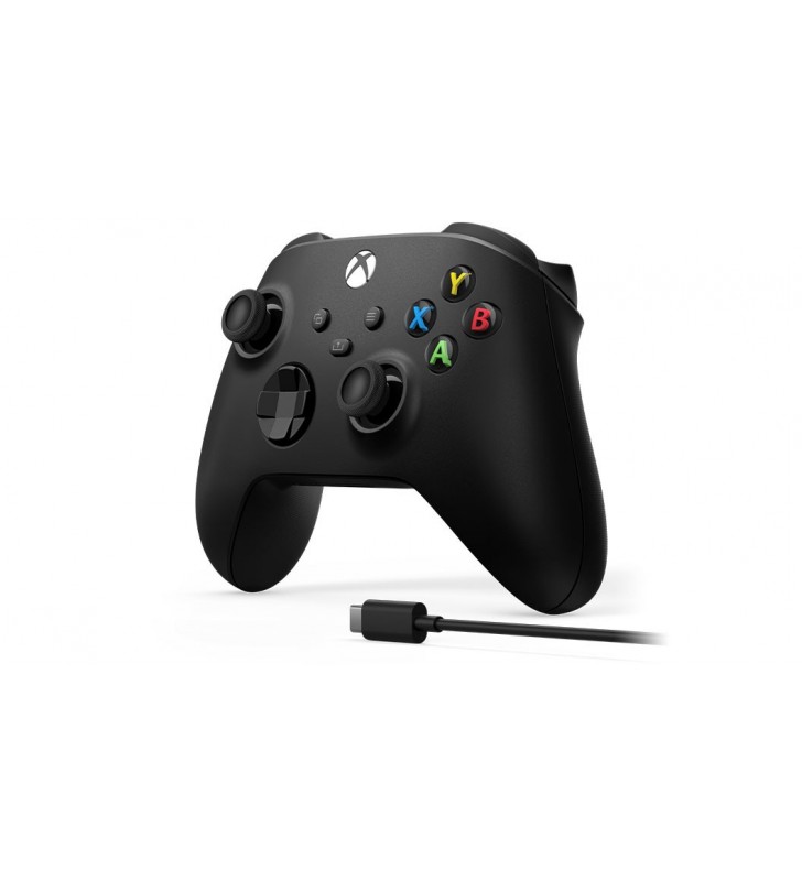 Microsoft Xbox Wireless Controller + USB-C Cable Nero Gamepad Analogico/Digitale PC, Xbox One, Xbox One S, Xbox One X, Xbox