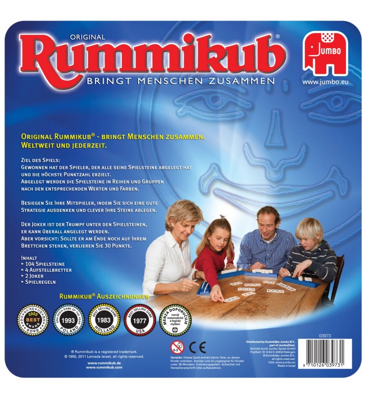 Rummikub Original Gioco da tavolo Con tessere