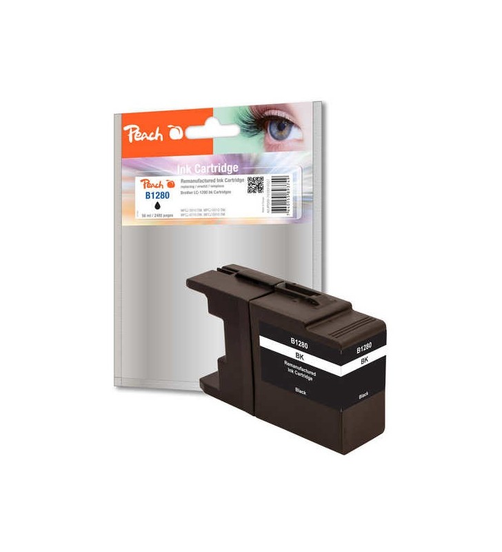 Peach PI500-70 cartuccia d'inchiostro 1 pz Resa elevata (XL) Nero