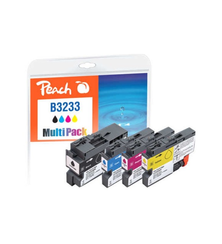 Peach LC-3233 cartuccia d'inchiostro 4 pz Nero, Ciano, Magenta, Giallo