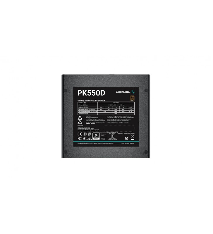 DeepCool PK550D alimentatore per computer 550 W 20+4 pin ATX Nero